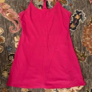 Outdoor Voices exercise dress, fuchsia, size large